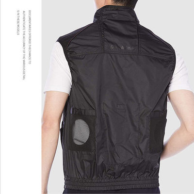Жилет лета охлаждая с воздушным охлаждением Gilet 2 вентиляторов USB 5V с вентиляторами