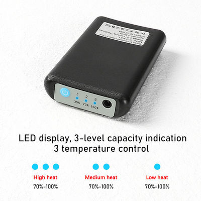 Серые чулки с подогревом батареи 4000mAh Three Temp. Компрессионные носки с подогревом Gears